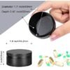 Portable Pill Case Pill Box Daily - Waterproof Single Metal Pill Organizer - Image 2